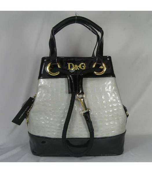 Dolce & Gabbana Oversized Tote nautico S_Grey pelle